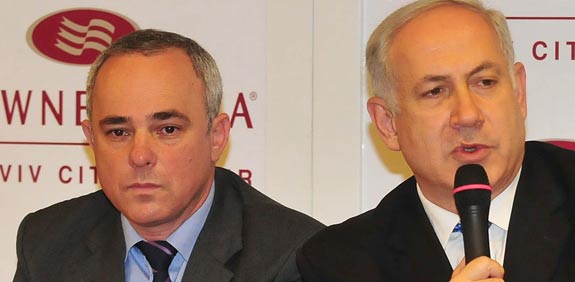  בנימין נתניהו יובל שטייניץ   / צלם: תמר מצפי